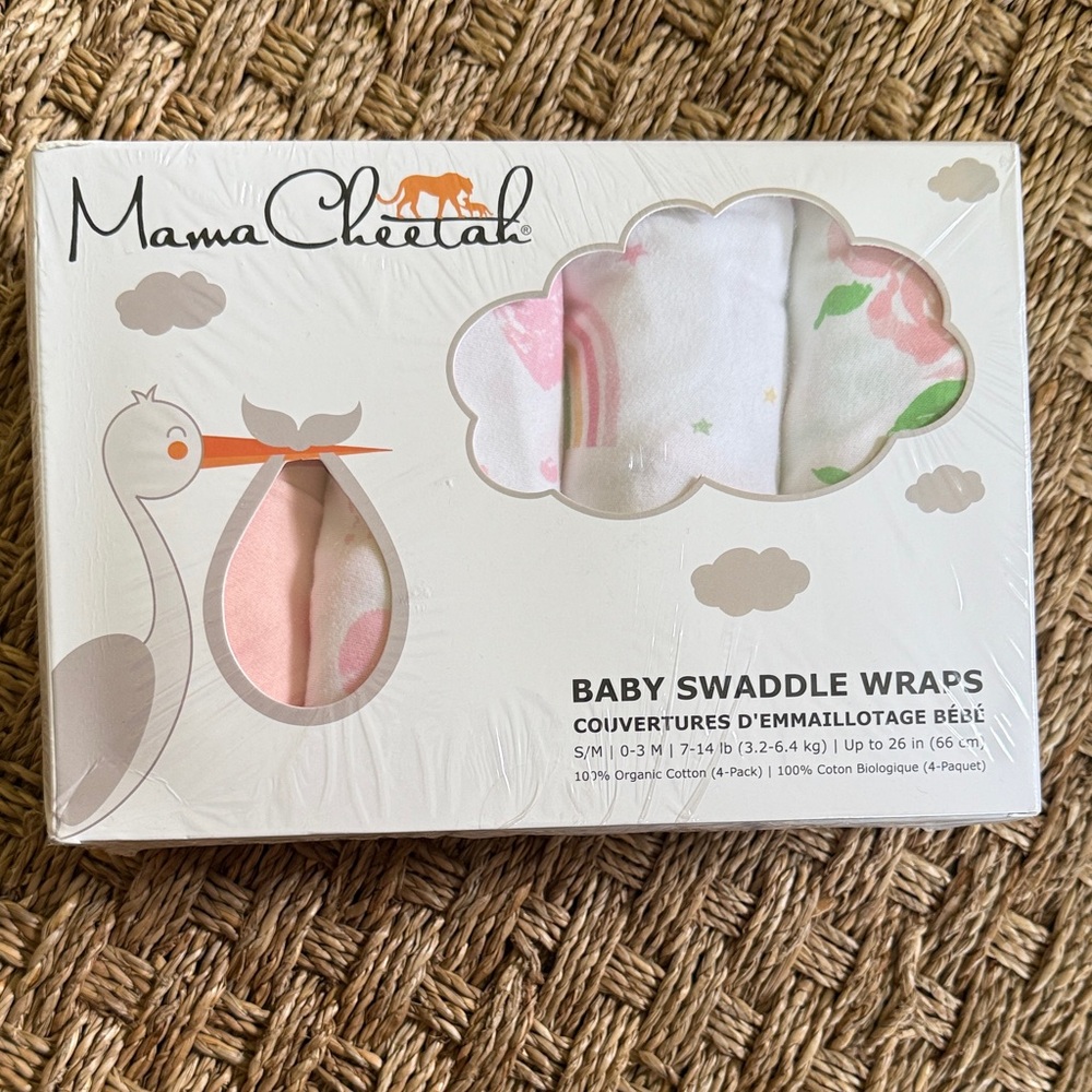 Mama Cheetah Baby Swaddle Wraps